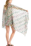 Women Mix Color Cheetah Printed Scarf | Zarnesh