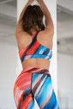 Women Watercolor Activewear Sports Bra | Zarnesh