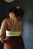 Women Strappy Racerback Plus Catcher Tattoo Intimates Bralette Zarnesh