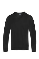 Women’s Solid V-Neck Sweater | Zarnesh

