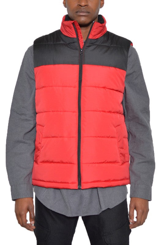 Men’s Padded Winter Two Tone Vest | Zarnesh