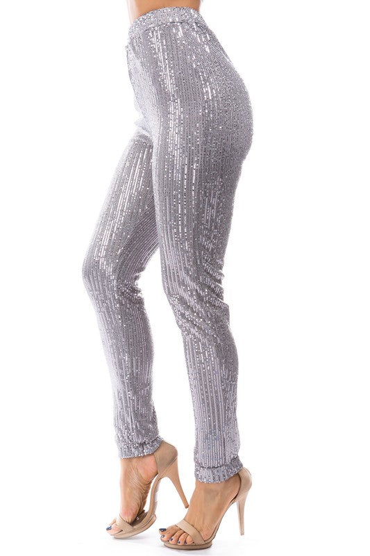 Women Sexy Sequin Casual Pants | Zarnesh