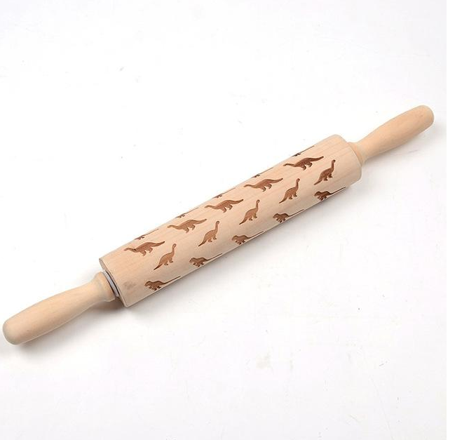 Rolling Pin Christmas Embossing for Holiday Baking Festive Delights | Zarnesh