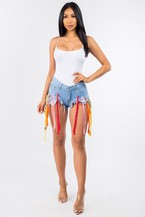 Women's High-Waisted Denim Hot Shorts: Trendy Jeans for Summer | Zarnesh