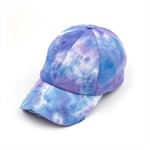 Women's CC Tie-Dye Pony Cap  Criss-Cross Elastic | Zarnesh