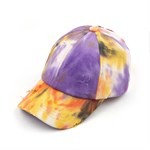 Women's CC Tie-Dye Pony Cap  Criss-Cross Elastic | Zarnesh