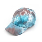 Women's CC Tie-Dye Pony Cap  Criss-Cross Elastic | Zarnesh