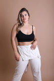 Women Plus Size Scoop Neck Low Back Seamless Bralette Zarnesh