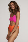 Women Cut Out Cheeky One Piece Removable Cups Straps Swimsuit Zarnesh
