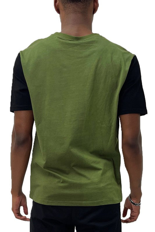 Men WEIV Color Block Short Sleeve Tshirt | Zarnesh