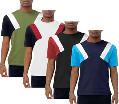 Men WEIV Color Block Short Sleeve Tshirt | Zarnesh