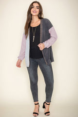 Women’s Color Block Knit Cardigan | Zarnesh