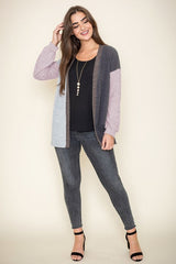 Women’s Color Block Knit Cardigan | Zarnesh