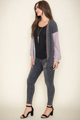 Women’s Color Block Knit Cardigan | Zarnesh