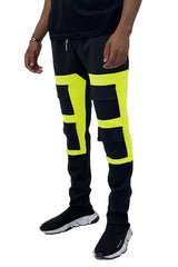 Men's COLOR BLOCK CARGO TRACK PANT | Zarnesh