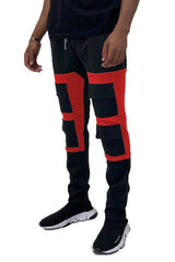 Men's COLOR BLOCK CARGO TRACK PANT | Zarnesh