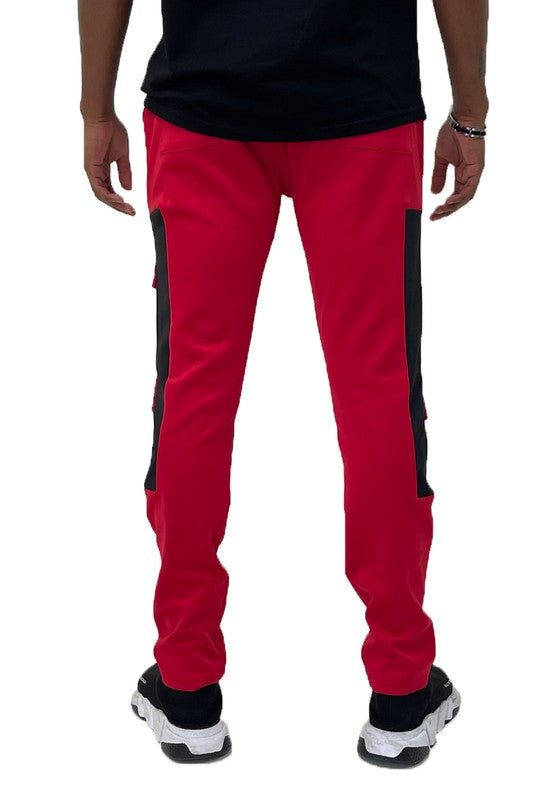 Men's COLOR BLOCK CARGO TRACK PANT | Zarnesh