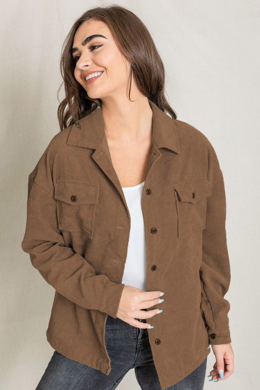 Women Corduroy Jacket | Zarnesh