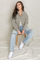 Women Corduroy Jacket | Zarnesh