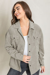 Women Corduroy Jacket | Zarnesh