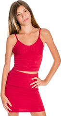 WOMEN'S JUNIOR'S BANDAGE CROP TOP AND SKIRT SET | ZARNESH