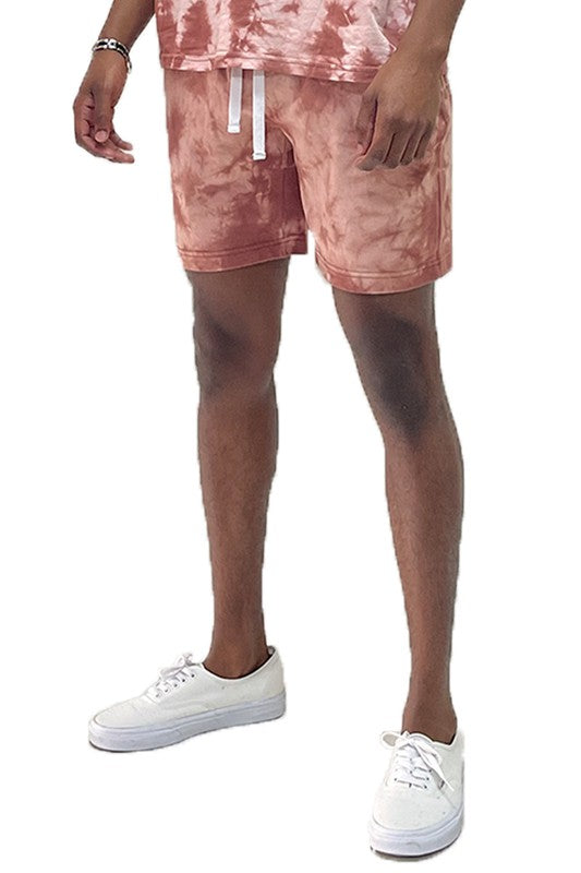 Men's Cotton Tie & Dye Sweat Shorts | Zarnesh