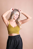  Women Contour Rib Knit Brami Lounge Top | Zarnesh