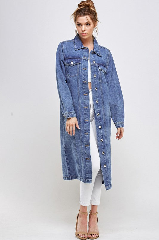 Women Non Stretch Third Quarter Denim Jacket | Zarnesh