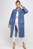 Women Non Stretch Third Quarter Denim Jacket | Zarnesh