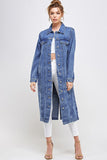 Women Non Stretch Third Quarter Denim Jacket | Zarnesh