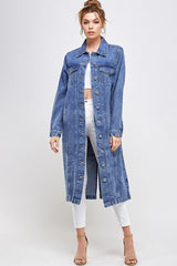 Women Non Stretch Third Quarter Denim Jacket | Zarnesh