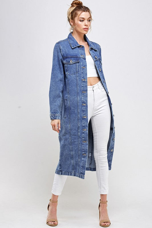 Women White Non-Stretch Third Quarter Denim Jacket | Zarnesh