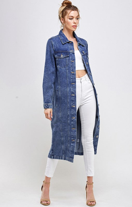 Women Non Stretch Third Quarter Denim Jacket | Zarnesh