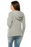 Women Knit Sweater with Button Front | Zarnesh