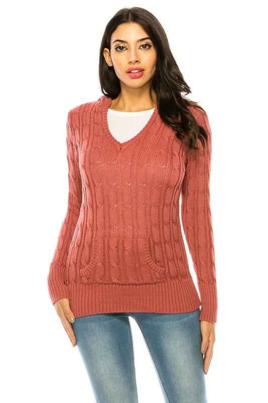 Women Knit Hoodie Sweater | Zarnesh