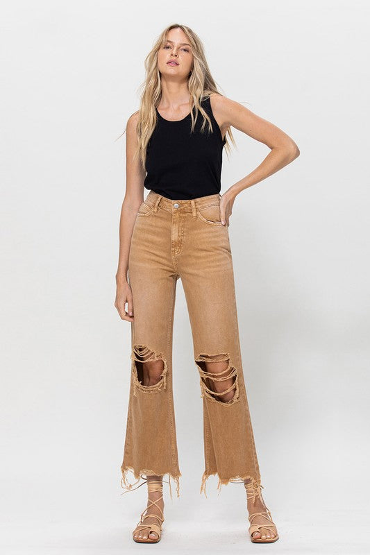 Women's 90's Vintage Crop Flare | Zarnesh