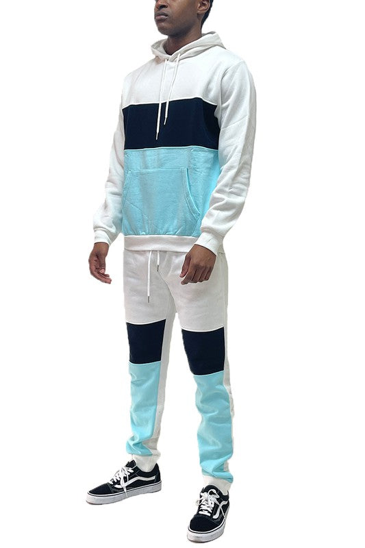 Men's Color Block Sweat Set | Zarnesh