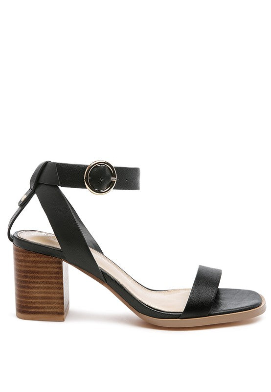  WOMEN'S RAG&CO DOLPH STACK BLOCK HEELED SANDAL |ZARNESH