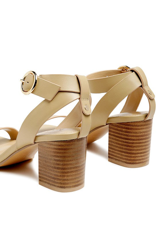  WOMEN'S RAG&CO DOLPH STACK BLOCK HEELED SANDAL |ZARNESH