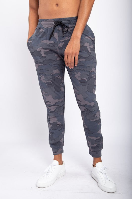 Men Jagged Camo Joggers | Zarnesh