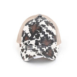 Women's CC Cow Print Pony Cap | Zarnesh