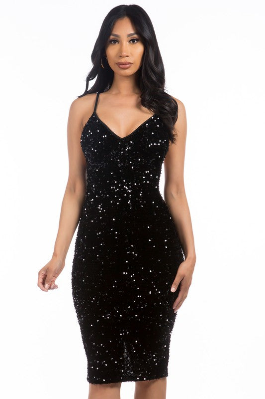 Women Sexy Sequin Party Dress | Zarnesh