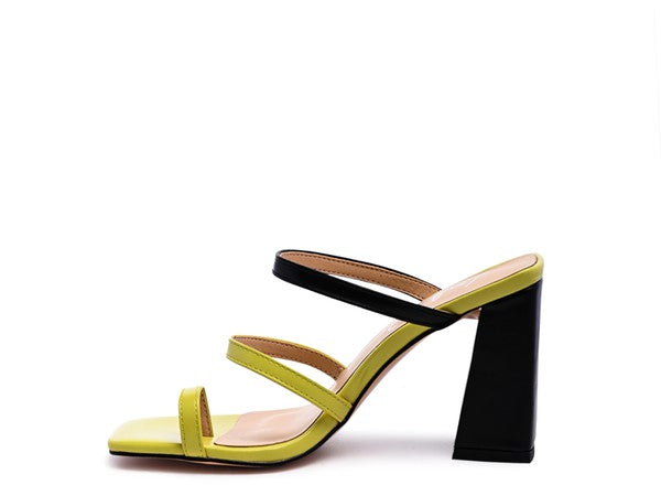 Women's Marve Block Heel Thong Sandals |Zarnesh