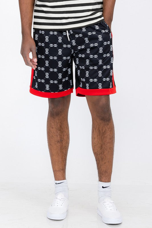 Men Double O Tape Casual Sweat Shorts | Zarnesh