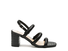 WOMEN'S SLATER CROC SLINGBACK BLOCK SANDALS |ZARNESH