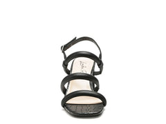 WOMEN'S SLATER CROC SLINGBACK BLOCK SANDALS |ZARNESH