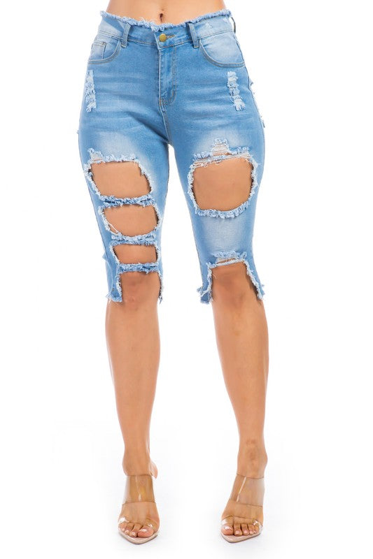 Denim Shorts for Women | Zarnesh