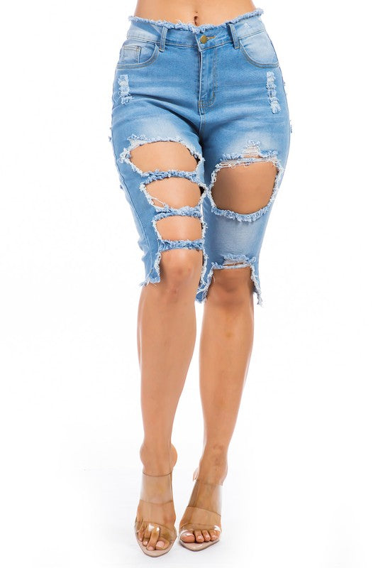 Denim Shorts for Women | Zarnesh