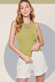 Women Summer Functional Pockets Dahlia Flare Hem Shorts Zarnesh