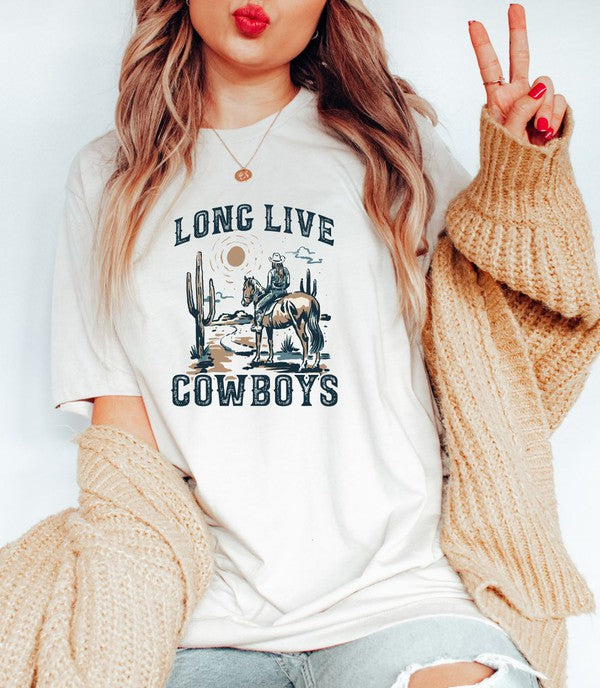 Long Live Cowboys Graphic Tee | Zarnesh